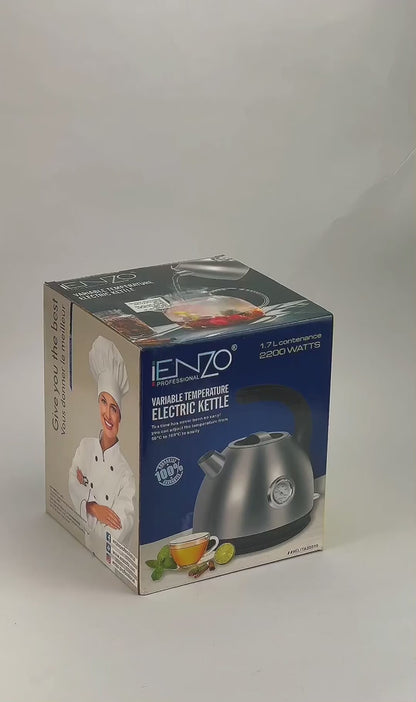 ENZO PROFESSIONAL VARIABLE TEMPERATURE ELECTRIC KETTLE Référence : ITA20010